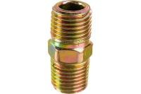 Двусторонняя резьба муфта наружная 1/4" удлиненная модель Pegas pneumatic 4105