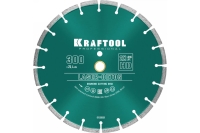 Диск алмазный отрезной по бетону и камню KRAFTOOL LASER-BETON (300х25.4 мм) 36686-300