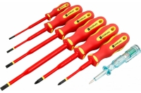 Набор отверток NORGAU VDE Slim 7 предметов, тип NSB171VDE-080 067123070