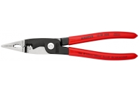 Электромонтажные клещи Knipex 6-в-1, 200 мм, чёрные, 1К ручки, KN-1381200SB