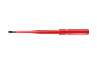 Сменная тонкая отвёртка WERA Kraftform Kompakt VDE 65 iS PZ/S PlusMinus PZ/S 2x154 мм WE-003448