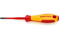 Тонкая отвёртка KNIPEX PlusMinus Pozidriv, 212мм KN-982502SLS