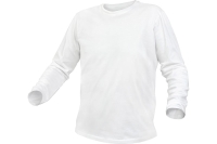 Футболка с длинным рукавом HOEGERT TECHNIK ILM хлопок, белая, р. 3XL HT5K421-3XL