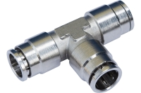 Фитинг цанговый металлический тройник 6 мм Pegas pneumatic 6301
