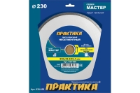 Диск алмазный Мастер (230х22.2/25.4 мм) ПРАКТИКА 030-658