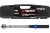 Динамометрический ключ щелчкового типа Forsage Premium с быстрой фиксацией, 20-120 Нм, 1/2", в пластиковом кейсе F-6474525