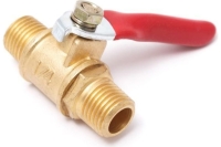 Кран шаровый наружная резьба 3/8"M x 3/8"M, латунь Pegas pneumatic 4415