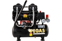 Малошумный безмасляный компрессор Pegas pneumatic PG-602 профессиональная серия 6619