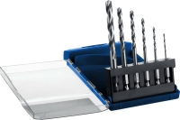 Набор сверл по металлу ЗУБР Профессионал НЕХ 1/4", сталь Р6М5, 2-8 мм, 6 шт 29623-H6_z01