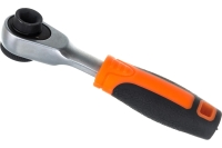 Трещотка-мини под биты AV Steel 1/4" 72-зубца 85мм AV-508605
