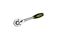 Трещотка WMC TOOLS реверсивная, с резиновой ручкой, 1/2''(L-255мм,24зуб.) 48820 80244