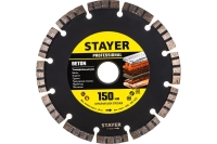 Диск алмазный отрезной CONCRETE Professional по бетону кирпичу плитке 150 мм Stayer 3660-150_z02