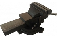 Стальные тиски FORCEKRAFT поворотные с наковальней 5"-125мм 47017 FK-6540105