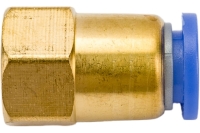 Фитинг металлический 8 мм - внутренняя резьба 1/4" Pegas pneumatic 5204