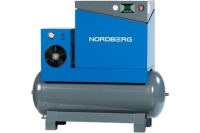 Винтовой компрессор NORDBERG 7,5кВт, ресивер 350л, 10Бар, 900л/мин NCA10RD