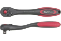Трещотка YATO 3/8", 72 зуба, CrV, 2-х компонентная рукоятка YT-0294