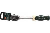 Реверсивная трещотка с резиновой ручкой ROCKFORCE 1/2" L-255мм, 72зуб. RF-80724