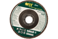Диск наждачный лепестковый для УШМ (125х22,2 мм; Р80) FIT IT 39554