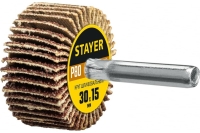 Круг шлифовальный лепестковый на шпильке STAYER P80, 30x15 мм 36606-080