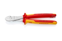 Кусачки боковые особой мощности со страховочным креплением 250 мм KNIPEX KN-7406250TBK