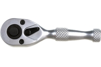 Реверсивная короткая трещотка с накаткой 1/4 L-90мм 72 зуба ROCKFORCE RF-802226