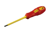 Диэлектрическая отвертка SL 5,5x125 мм MAX-GRIP Insulated STAYER 25827-05-125 G