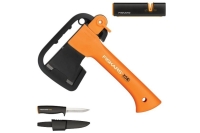 Набор Fiskars: универсальный топор Х5, нож K40, точилка Xsharp 1057913