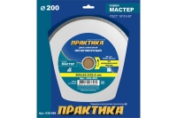 Диск алмазный Мастер (200х22.2/25.4 мм) ПРАКТИКА 036-469
