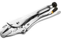Зажим с фиксатором TOLSEN 250 мм, с прямыми губками TT10048