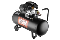 Компрессор WESTER WK2200/100PRO поршневой масляный, 2200 Вт, 330л/мин, 8бар 631637