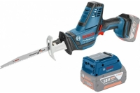 Аккумуляторная ножовка Bosch GSA 18 V-LI C, 2 аккумулятора, ЗУ, L-B 06016A5020