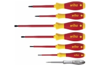 Набор отверток Wiha SoftFinish electric Шлиц, Phillips, 7 предм. wih00834