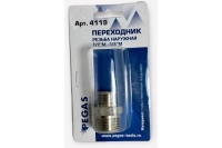 Переходник M1/2"-M3/8" наружная резьба Pegas pneumatic 4119