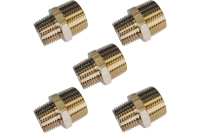 Ниппель переходной пневмо 3/4" НР X 1/2" НР, 5 шт HG 1644781