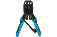 Обжимной инструмент LANMASTER 4P, 6P, 8P, с храповым механизмом LAN-CRI-2008R