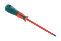 Шлицевая диэлектрическая отвертка Jonnesway, SL, DV13S6150 (D19S6150), 6,5х150мм