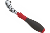 Трещоточный ключ WIHA SoftFinish 1/4, с шарниром и рукояткой 246-31 32630