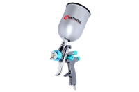 Пневматический краскопульт INTERTOOL LVLP BLUE, форсунка 1.4 мм, бачок 600 мл PT-0133