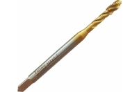 Метчик Partner M4х0.7 HSSE, DIN371, спиральная канавка, Н6, TiN 315040