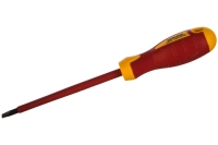 Диэлектрическая шлицевая отвертка SL5.5*125мм, до 1000V Berger BG BG1053