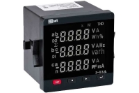 Цифровой мультиметр DEKraft мт-72d 72x72мм, трехфазный, вход 100в 1а, rs485, led-дисплей 51407DEK