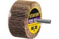 Круг шлифовальный лепестковый на шпильке (60x30 мм; P120) STAYER 36608-120