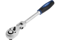Вороток TUNDRA с трещоткой, квадрат 1/2", поворотная головка, 72 зуба, CrV 1799953