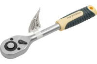 Реверсивная трещотка Rockforce с резиновой ручкой, 1/2" RF-80242W