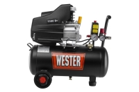 Компрессор WESTER WK1500/24 масляный, 1500Вт, 190л/мин, 24л, 8 бар 631630