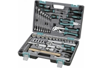 Набор инструментов STELS 1/2", 1/4", CrV, пластиковый кейс, 76 предметов 14104