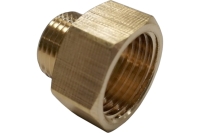 Переходник пневмо (10 шт; 3/8"НР - 1/2"ВР) Профитт 9276164