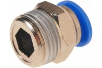 Фитинг для пластиковых трубок (4 мм; 1/4М) ROCKFORCE RF-SPC04-02