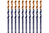 Сверло по металлу Golden Tip 4.5 мм, HSS-Tin, 10 шт, DIN 338 Denzel 717211
