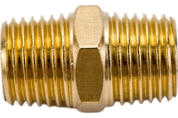 Соединитель резьбовой наружная резьба 1/4х1/4 ROCKFORCE RF-MM04/04